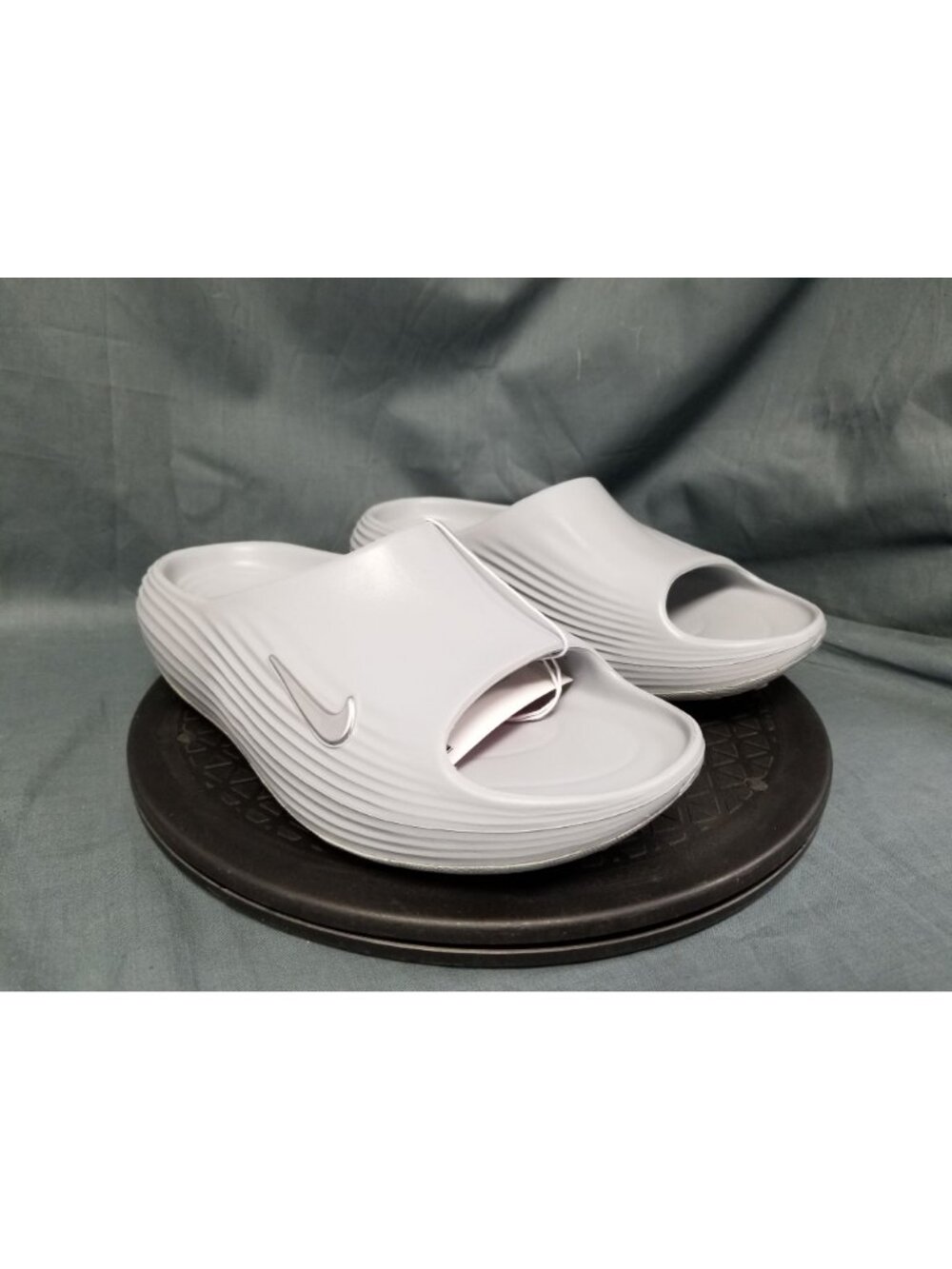 Nike ReactX Rejuven8 Slides HV4479 002 Wolf Grey Men's Size 7 NEW W/TAGS! - Picture 10 of 11